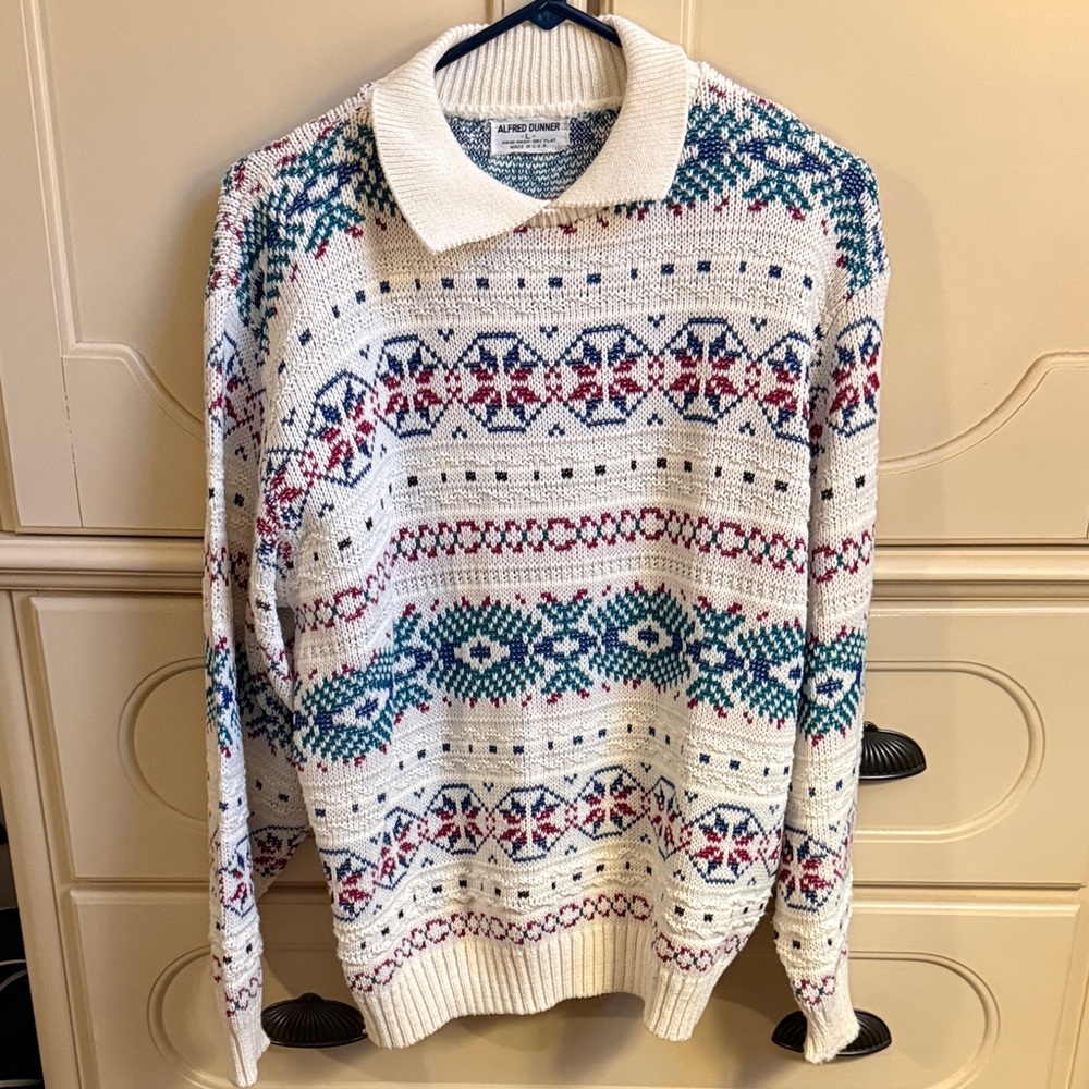 Alfred Dunner Patterned Sweater